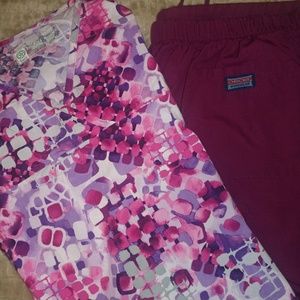 Printed medical scrubs